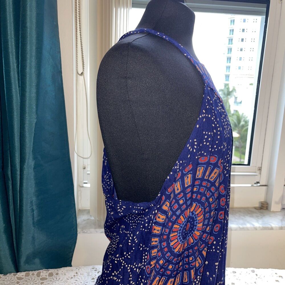Balades Boho Belted Women's Full Length Romper Jumpsuit One Size - Picture 4 of 7